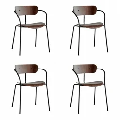 &Tradition Pavilion AV2 Armlehnstuhl 4er Set| Stühle
