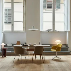 Tische^&Tradition Pavilion AV19 Esstisch 90x200cm Gestell chrom