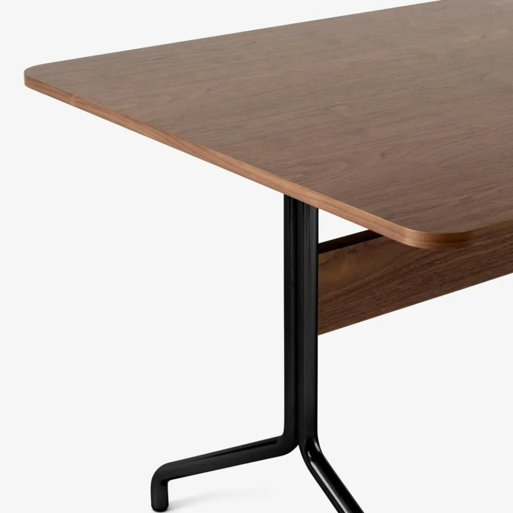 &Tradition Pavilion AV19 Esstisch 90x200cm Gestell schwarz| Tische