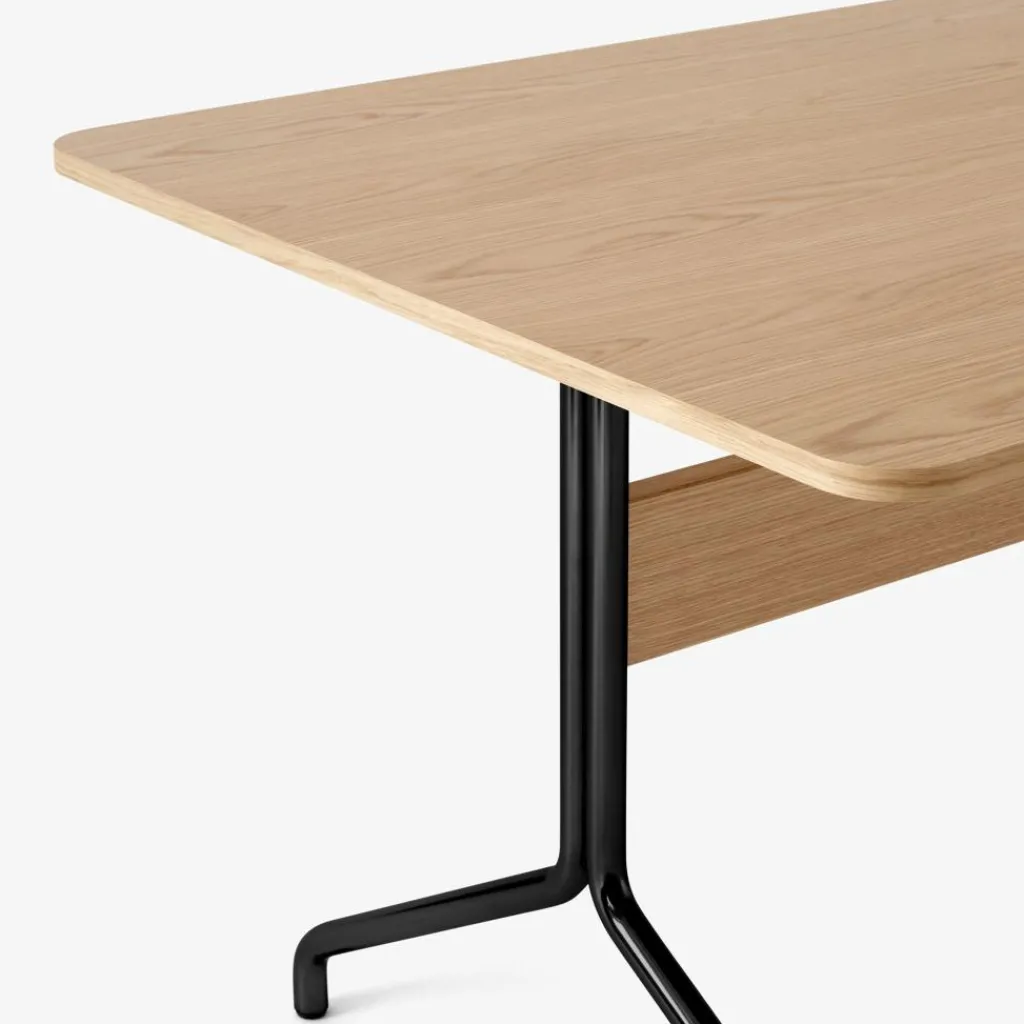 &Tradition Pavilion AV19 Esstisch 90x200cm Gestell schwarz| Tische