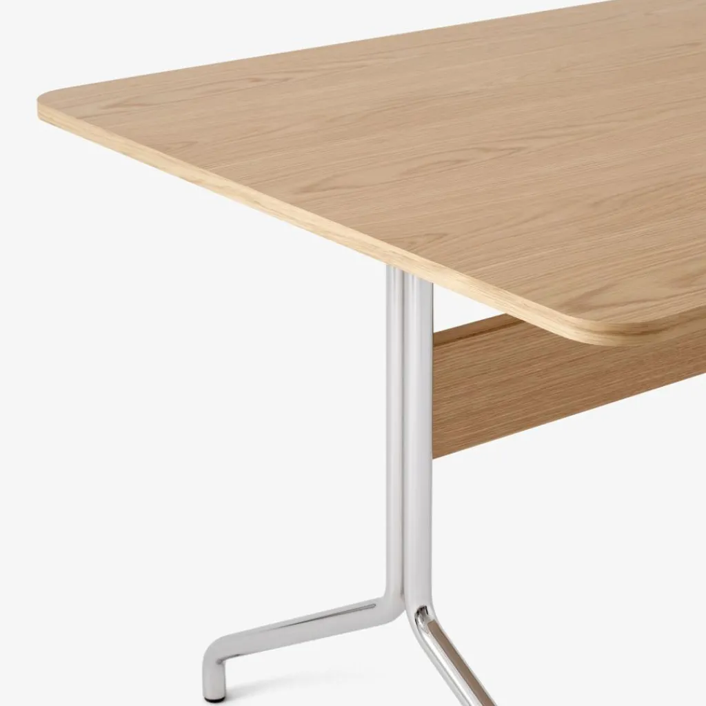 &Tradition Pavilion AV19 Esstisch 90x200cm Gestell chrom| Esstische