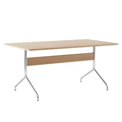 &Tradition Pavilion AV18 Schreibtisch 90x160cm Gestell chrom| Tische