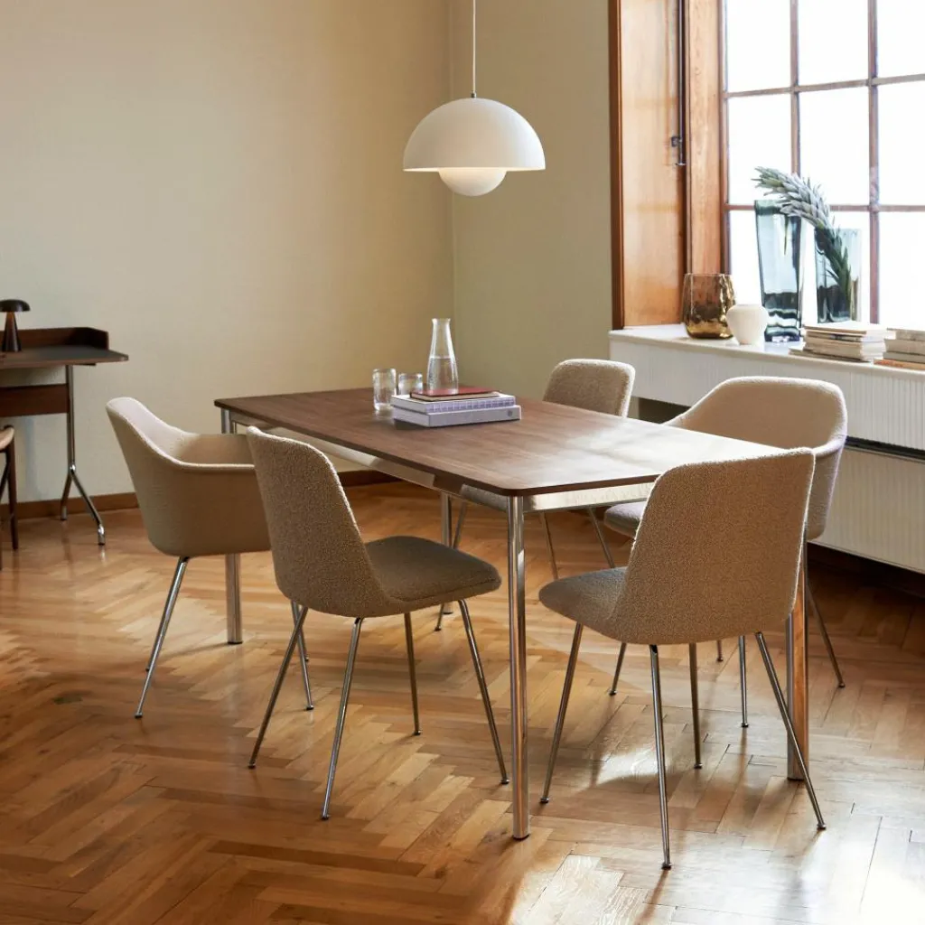 &Tradition Pavilion AV17 Schreibtisch Gestell chrom| Schreibtische