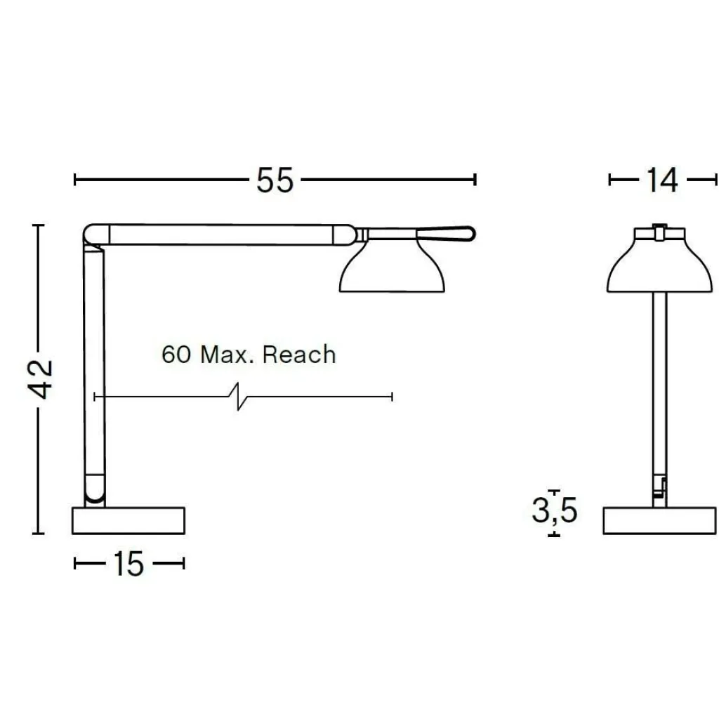 Schreibtischleuchten^HAY PC LED Schreibtischleuchte