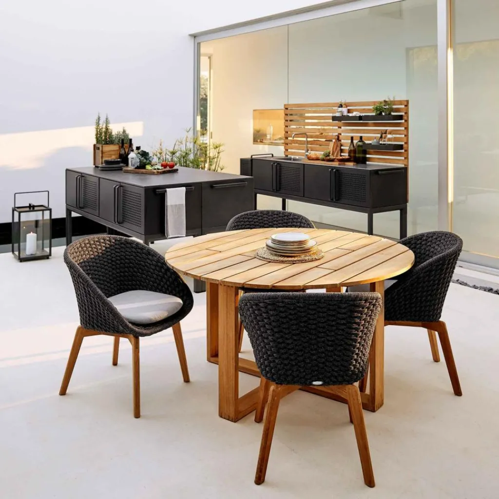 Gartenstühle^Cane-Line Peacock Gartenarmlehnstuhl