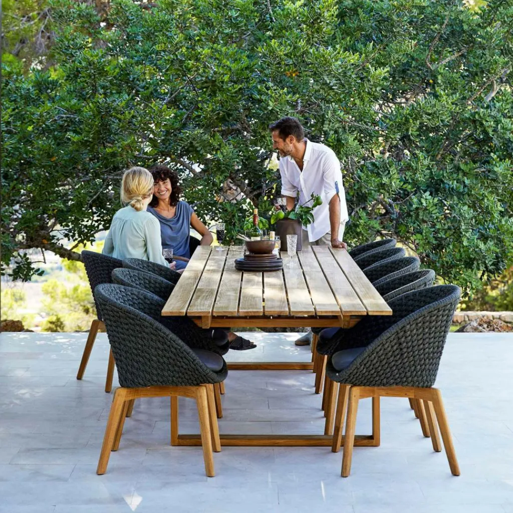 Gartenstühle^Cane-Line Peacock Gartenarmlehnstuhl