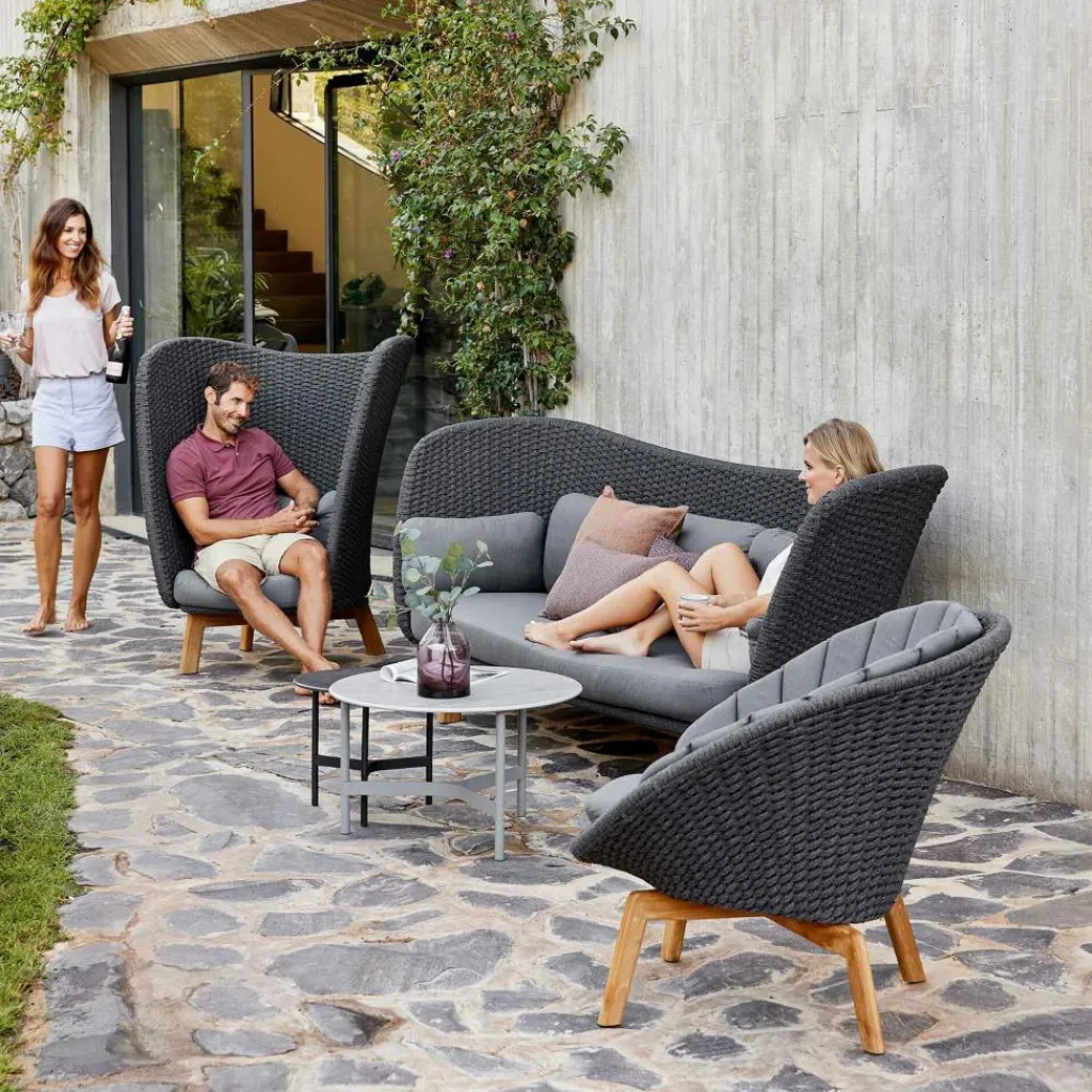 Outdoor-Sofas & Sessel^Cane-Line Peacock Lounge Gartensessel