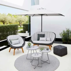 Outdoor-Sofas & Sessel^Cane-Line Peacock Lounge Gartensessel