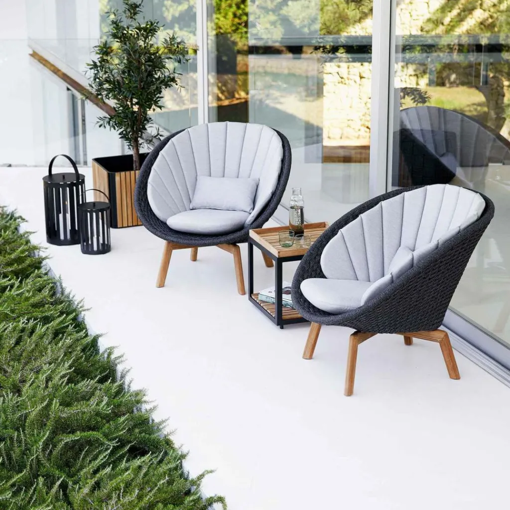 Outdoor-Sofas & Sessel^Cane-Line Peacock Lounge Gartensessel