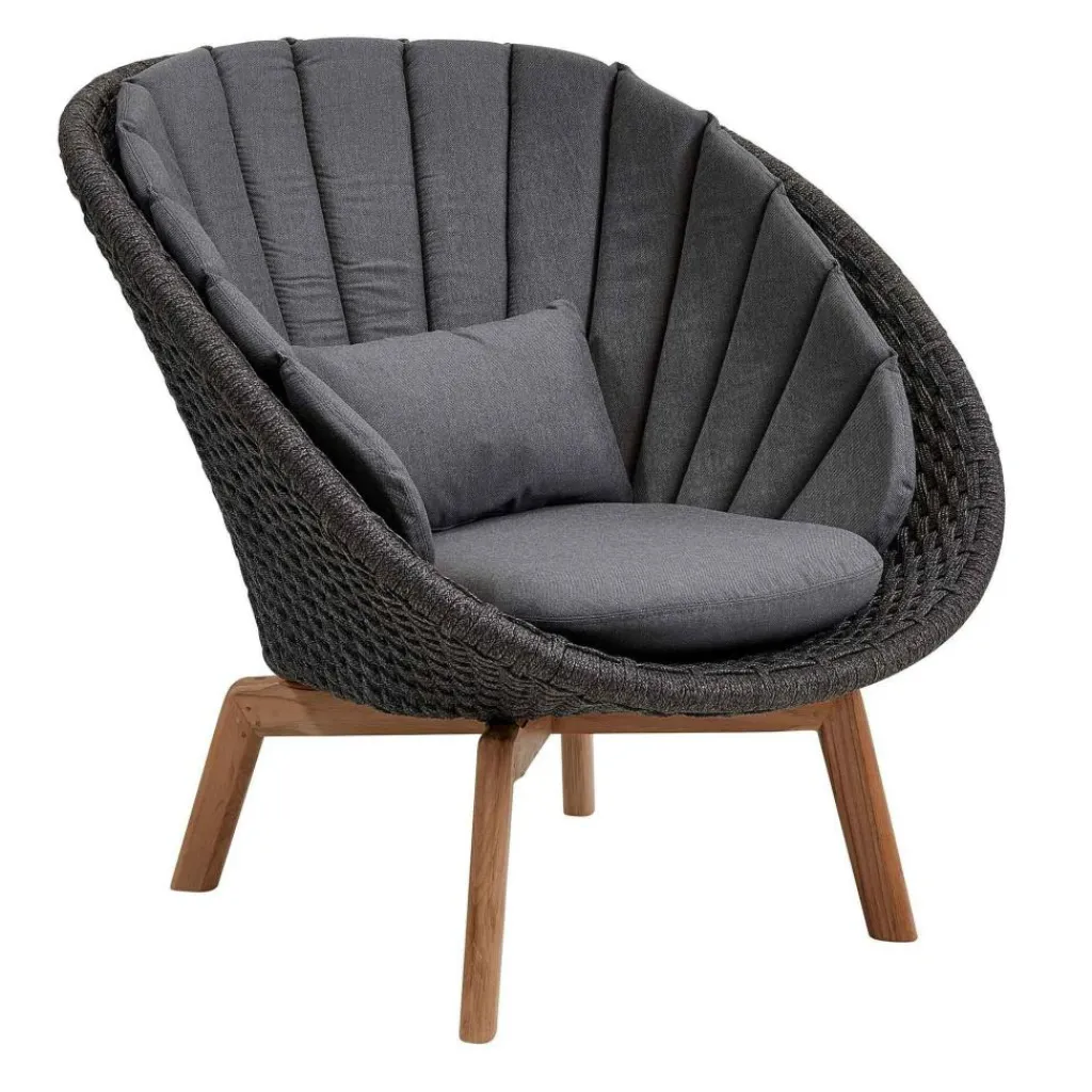 Outdoor-Sofas & Sessel^Cane-Line Peacock Lounge Gartensessel