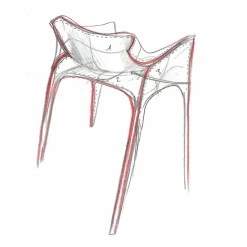 Vondom Pedrera Armlehnstuhl 4er Set| Stühle|Gartenstühle