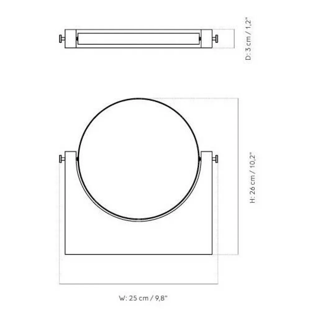 Spiegel|Spiegel^Audo Pepe Wandspiegel Marmor