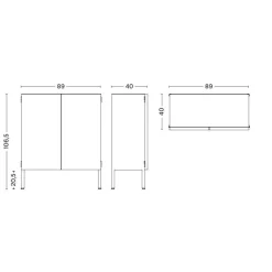 Sideboards|Sideboards^HAY Perforated Sideboard M