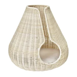 Heimtierbedarf|Körbe & Taschen^MiaCara Perla Katzenhöhle Rattan
