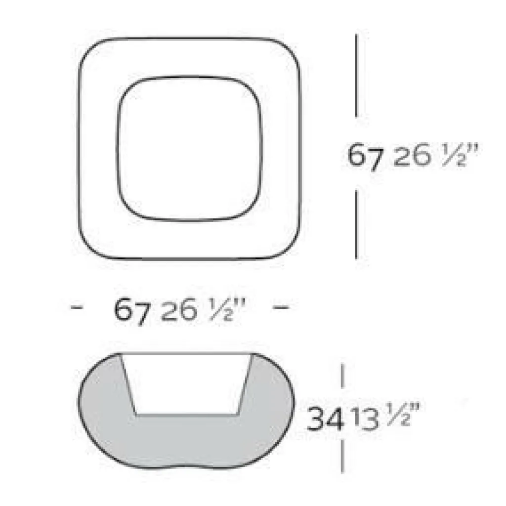 Vondom Pillow Pflanzbehälter| Blumenkästen