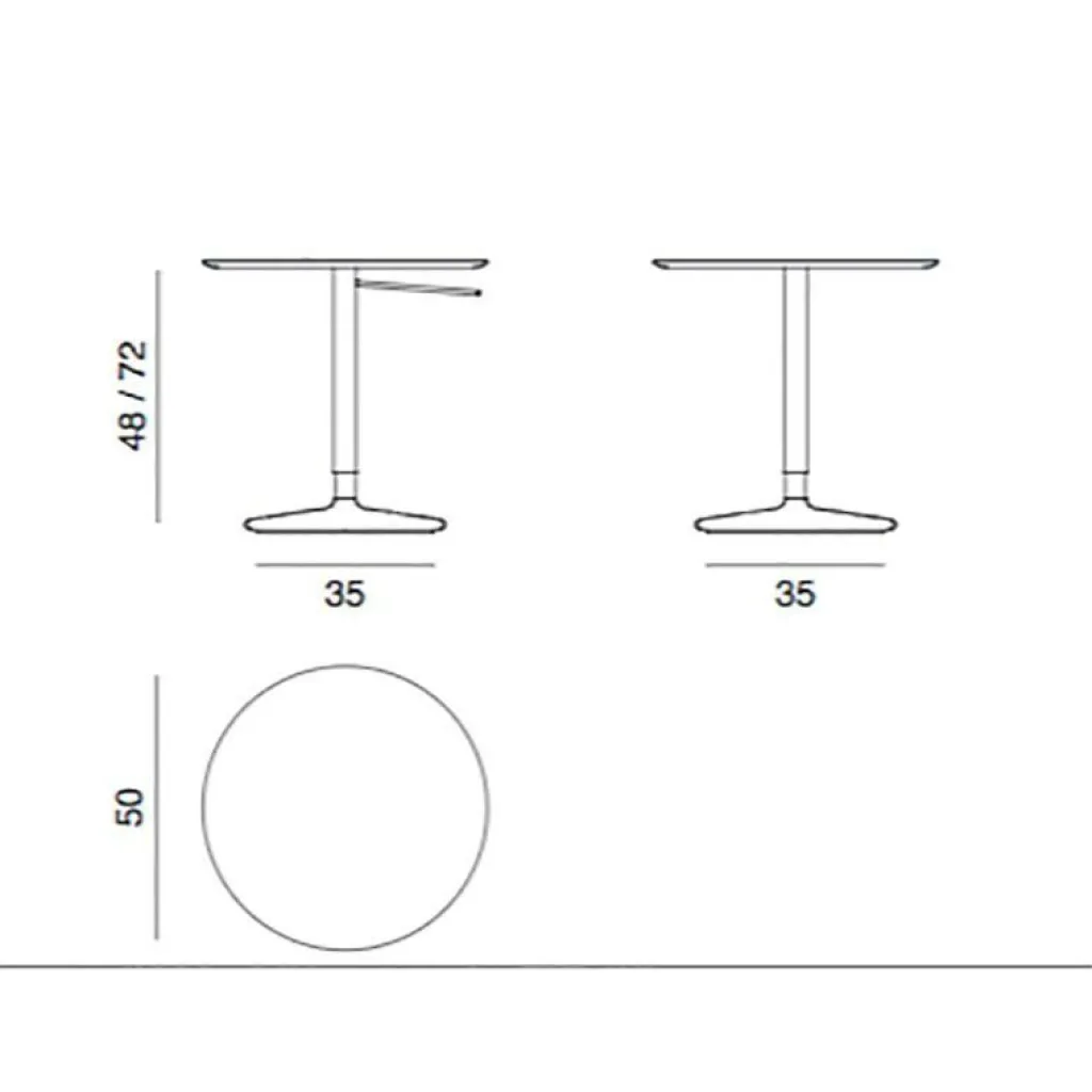 Beistelltische^Arper Pix 3050 Beistelltisch