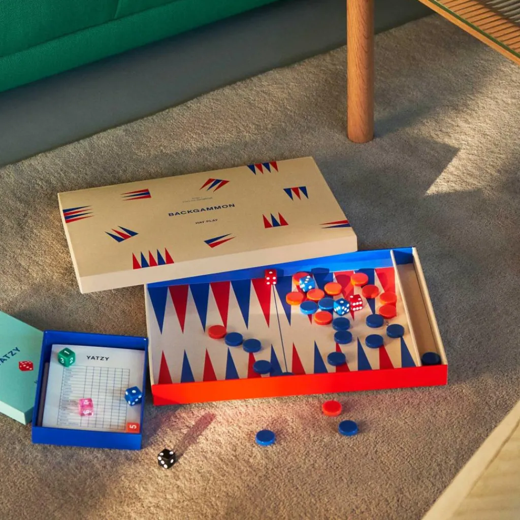 HAY Play Backgammon|Kinder Spielzeug|Spielzeug