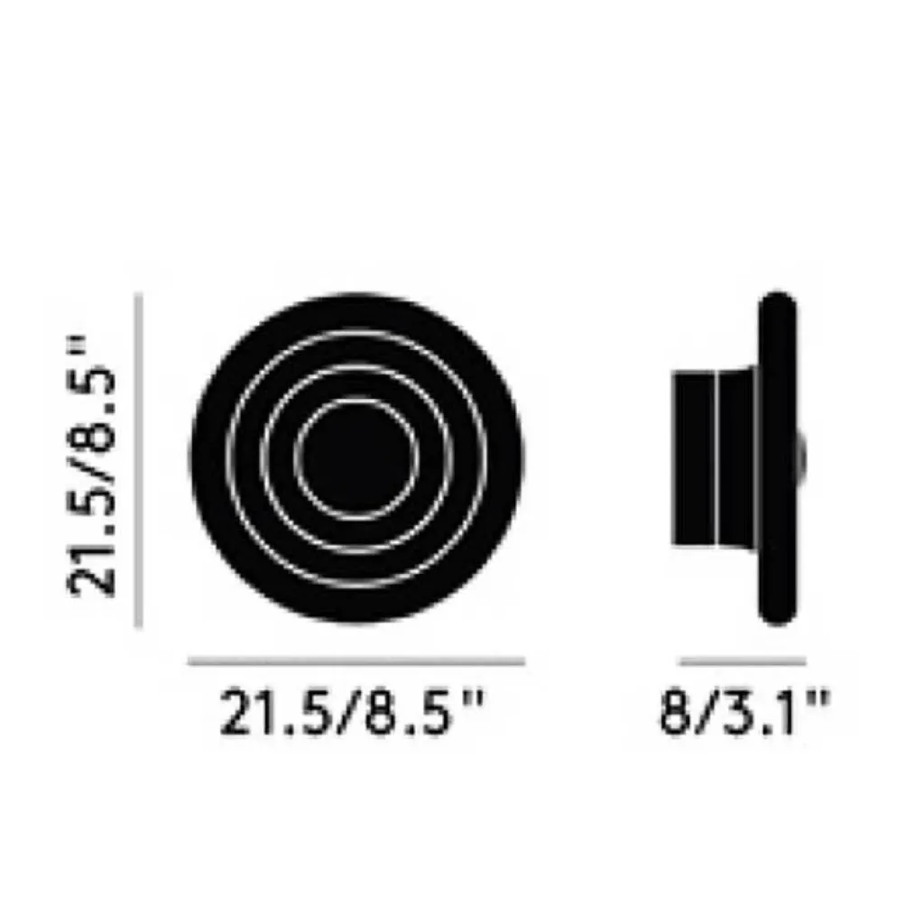 Tom Dixon Press Surface LED Wandleuchte Mini| Badezimmerleuchten|Wandleuchten