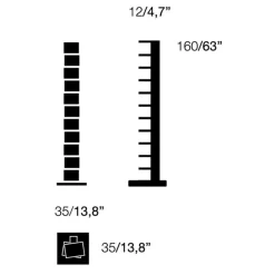 Opinion Ciatti Ptolomeo Büchersäule 160| Regale