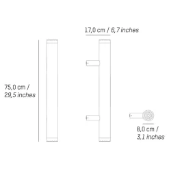 Badezimmerleuchten|Deckenleuchten^Petite Friture Pyl LED Wandleuchte/Deckenleuchte L