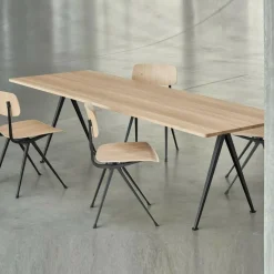 Tische|Esstische^HAY Pyramid 02 Tisch Gestell schwarz 250x85cm