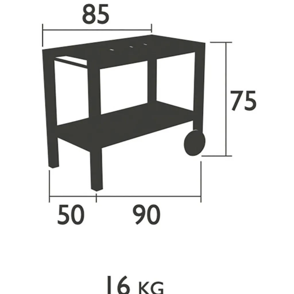Servierwagen^Fermob Quiberon Garten-Beistelltisch