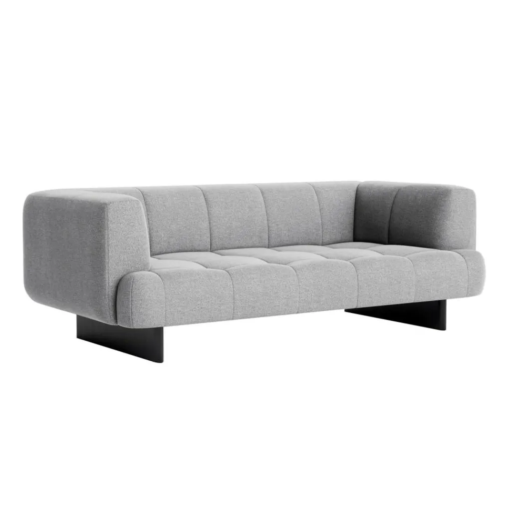 Sofas^HAY Quilton Lift 2-Sitzer Sofa Gestell Eiche schwarz