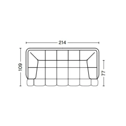 Sofas^HAY Quilton 2-Sitzer Sofa 214x109x72cm