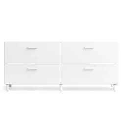 Schränke|Kommoden^String Relief Kommode niedrig mit Beinen 123x46,6cm