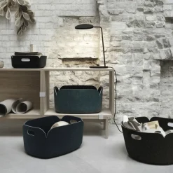 Körbe & Taschen^Muuto Restore Round Aufbewahrungskorb