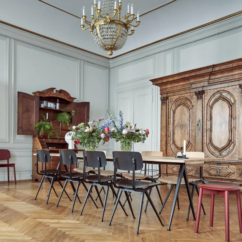 Stühle^HAY Result Stuhl Gestell schwarz