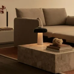 Audo Reverse LED Tischleuchte Marmor| Tischleuchten