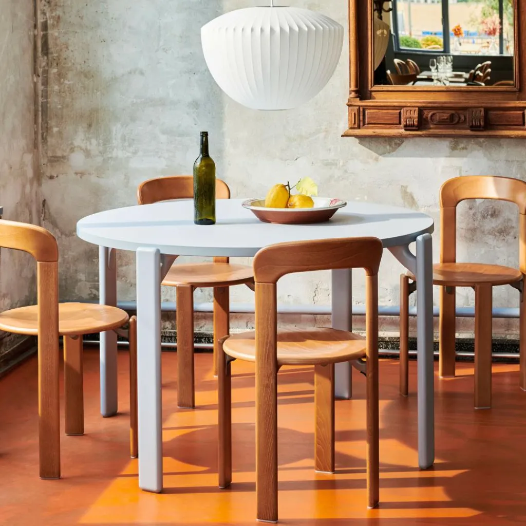 HAY Rey Esstisch Laminat Ø128cm| Tische|Esstische