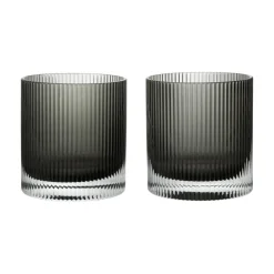 Gläser^Ferm Living Ripple Trinkglas 2er Set