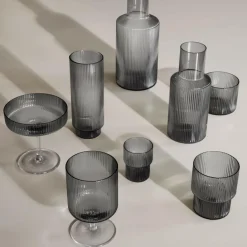 Barzubehör|Weinzubehör^Ferm Living Ripple Weinglas 2er Set