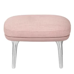 Fritz Hansen Ro™ JH11 Fußhocker Stoff Füße aus Aluminium| Hocker