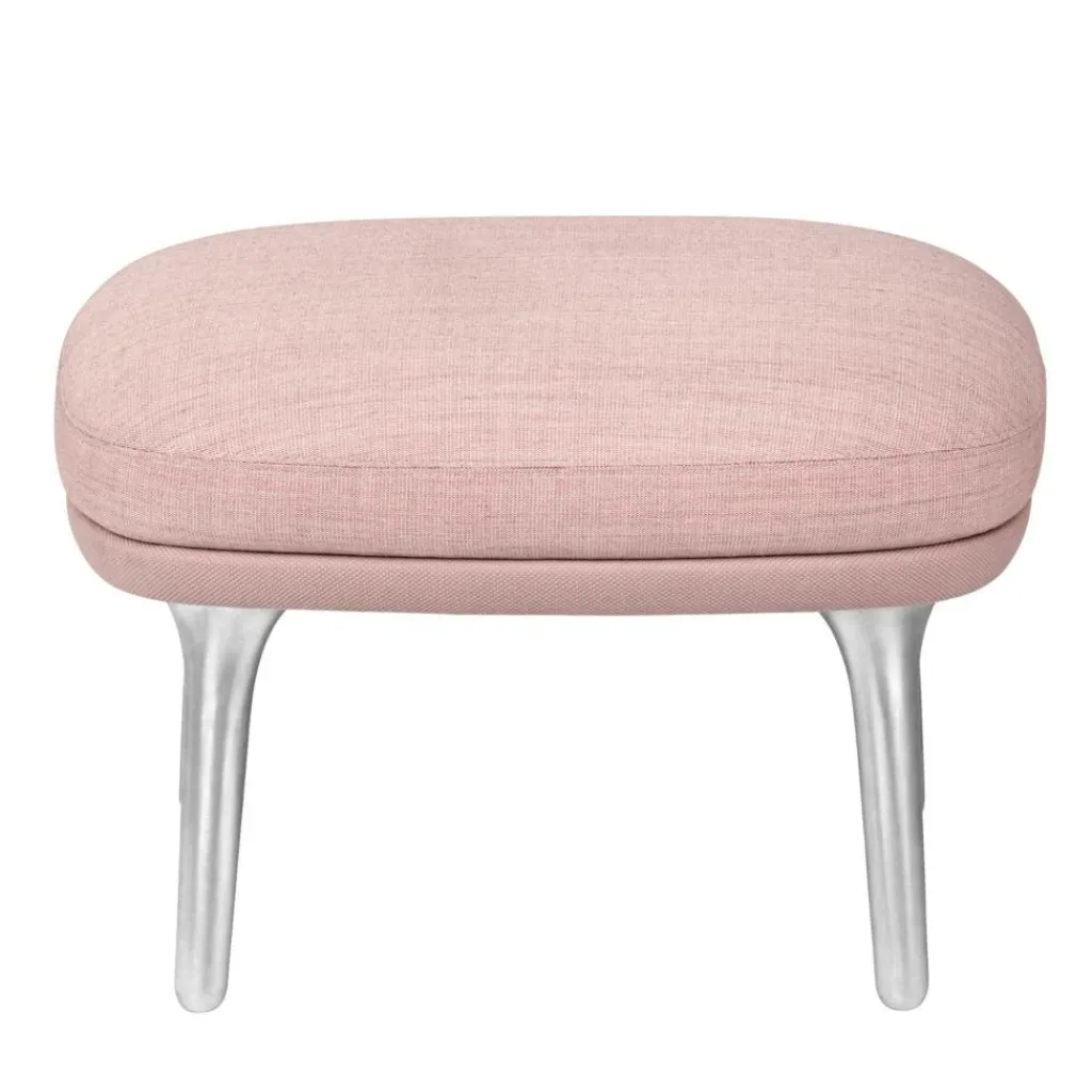 Fritz Hansen Ro™ JH11 Fußhocker Stoff Füße aus Aluminium| Hocker