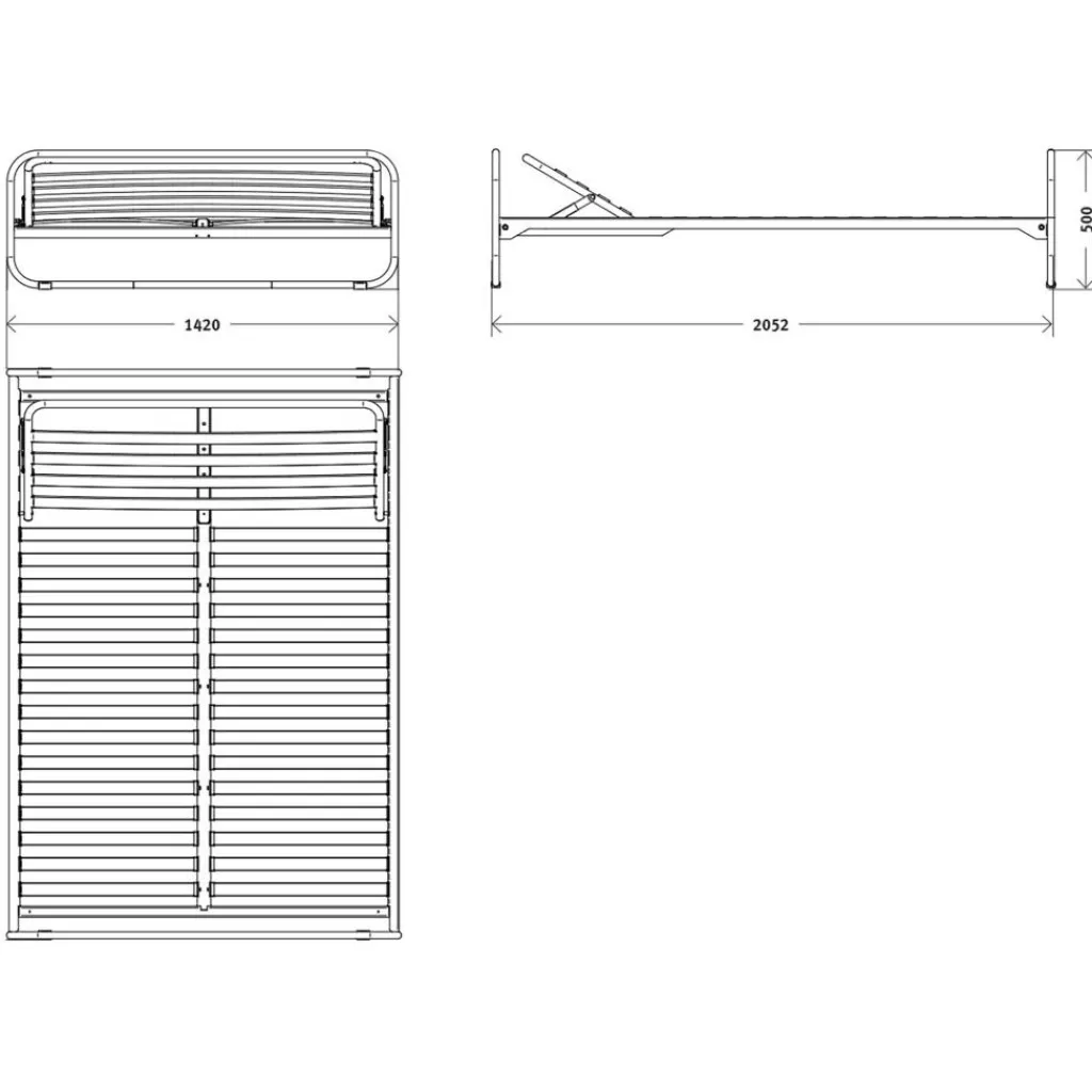 Embru Roth Modell 455 Einzelbett 142x205cm| Betten