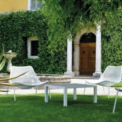 Emu Round Snacktisch/ Garten-Beistelltisch 100x70x45cm| Garten-Beistelltische