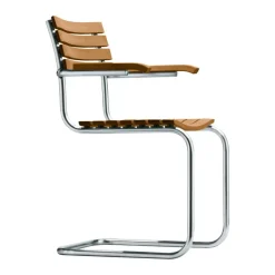 Thonet S 40 F Freischwinger Gartenarmlehnstuhl| Stühle|Gartenstühle