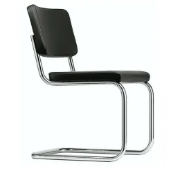 Stühle^Thonet S 32 PV Freischwinger Stuhl Leder