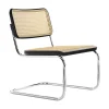 Thonet S 32 VL Freischwinger Lounge Stuhl Gestell verchromt| Sessel