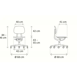 Wagner S2 Bürostuhl mit Rollen| Bürostühle
