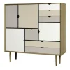 Andersen Furniture S3 Highboard Fronten bunt| Kommoden
