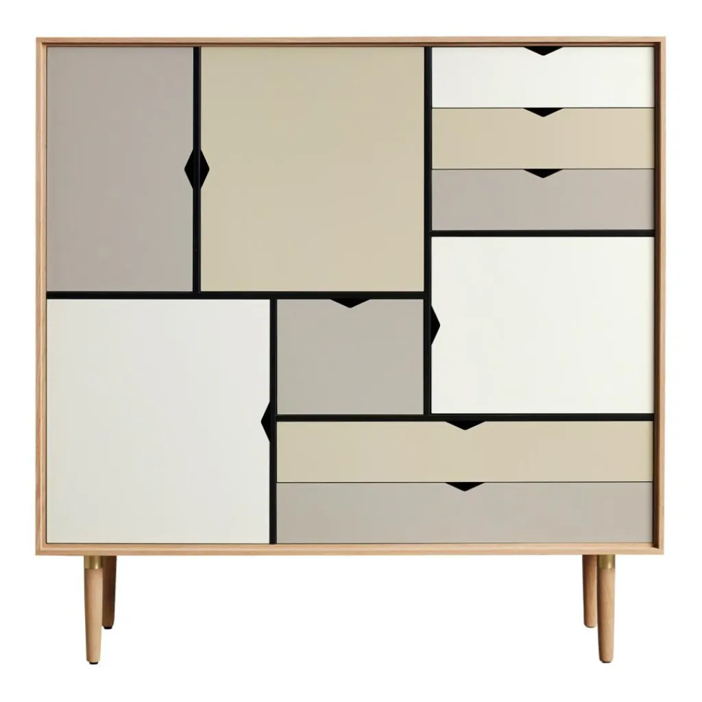 Schränke^Andersen Furniture S3 Highboard Fronten bunt