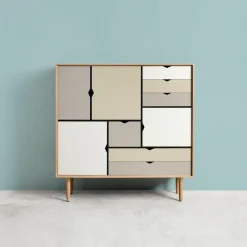 Schränke^Andersen Furniture S3 Highboard Fronten bunt