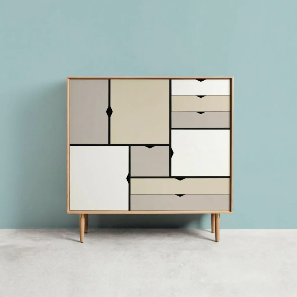 Schränke^Andersen Furniture S3 Highboard Fronten bunt