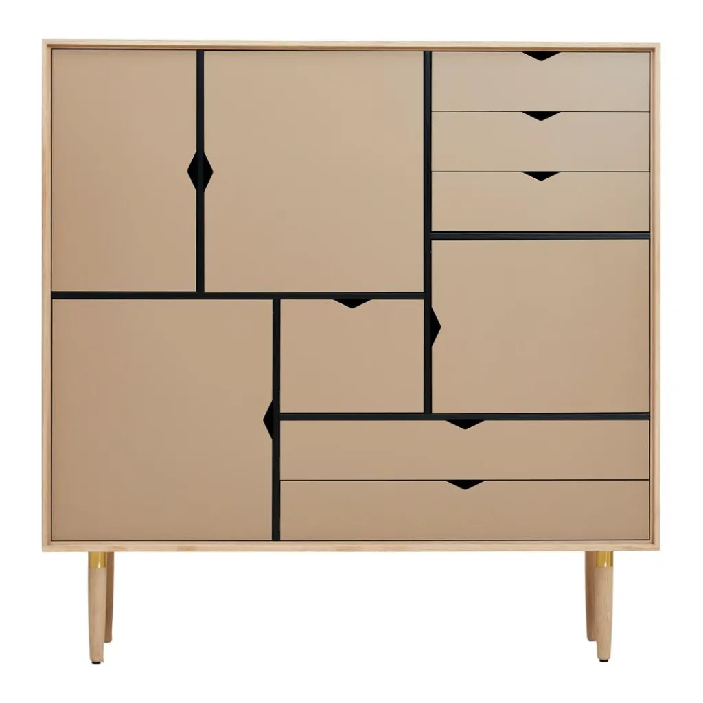 Schränke^Andersen Furniture S3 Highboard Fronten bunt