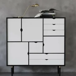 Andersen Furniture S3 Highboard Fronten weiß| Schränke|Kommoden