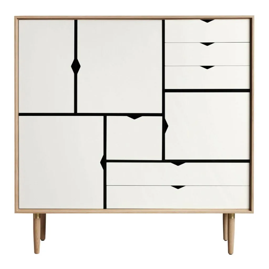 Andersen Furniture S3 Highboard Fronten weiß| Schränke|Kommoden